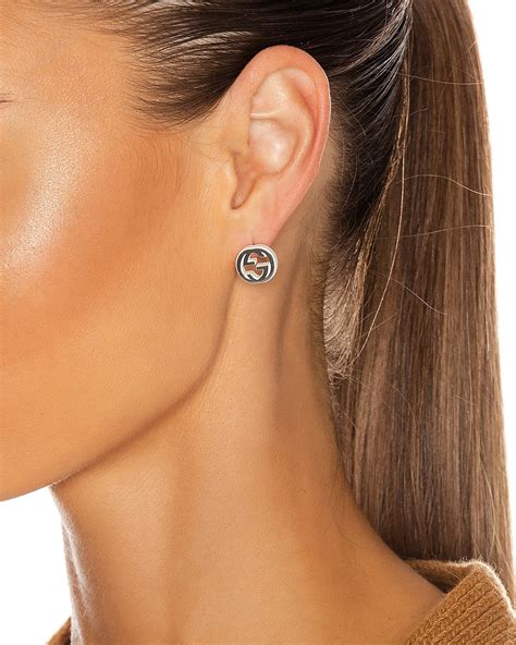 gucci ear stud|gucci silver studs.